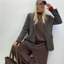 blazer over con bottone di chiusura aurelia